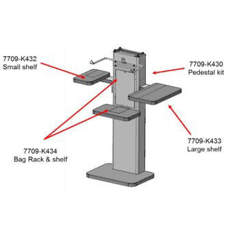NCR Pedestal Kit for SelfServ 90