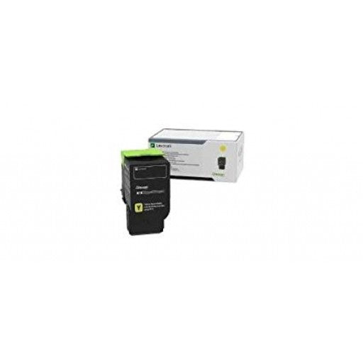 LEXMARK 78C0U40 YELLOW TONER CARTRIDGE FOR USE IN CS521,CS/CX62X ESTIMATED YIELD