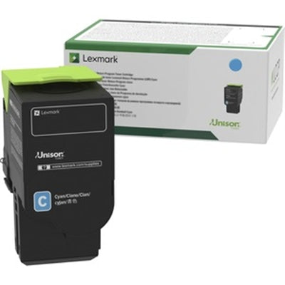 Lexmark 78C1UC0 Cyan Ultra High Yield Return Program Toner Cartridge