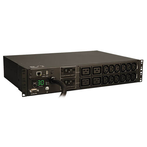 EATON 5.5KW SINGLE-PHASE MONITORED PDU WITH LX PLATFORM INTERFACE, 208/230V OUTL