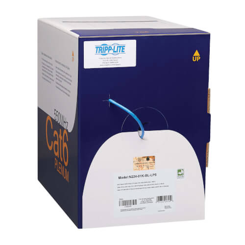 EATON TRIPP LITE SERIES CAT6 GIGABIT SOLID CORE UTP BULK ETHERNET CABLE, CMP-LP