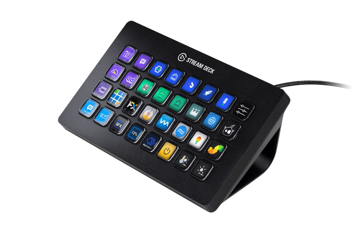 ELGATO STREAM DECK XL - ADVANCED STREAM CONTROL WITH 32 CUSTOMIZABLE LCD KEYS, F