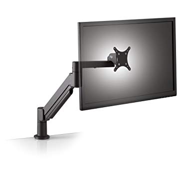 HAT 7FLEX SINGLE ARTICULATING MONITOR ARM (TAA COMPLIANT), BLACK, HOLDS 7-17 LBS, UP