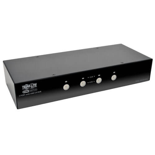 EATON TRIPP LITE SERIES 4-PORT DISPLAYPORT KVM SWITCH WITH AUDIO, CABLES AND USB