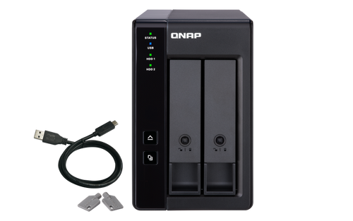 2BAY 3.5IN SATA HDD USB3.1 GEN2