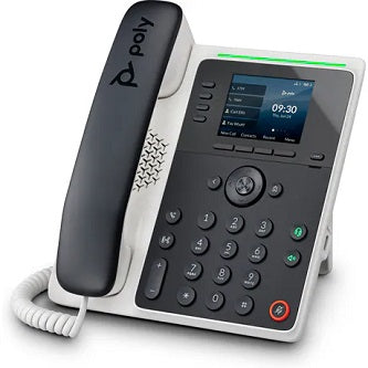 HP POLY EDGE E220 IP PHONE AND POE-ENABLED WITH POWER SUPPLY US