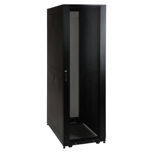 EATON TRIPP LITE SERIES 42U SMARTRACK SHALLOW-DEPTH RACK ENCLOSURE CABINET WITH