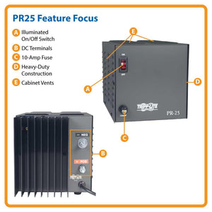 25 AMP DC POWER SUPPLY 120VAC
