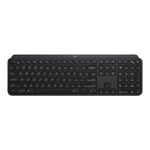 LOGITECH MX KEYS ADVANCED WIRELESS ILLUMINATED KEYBOARD BLACK