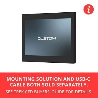 Custom Trek 11.6-inch customer facing touch display, embedded NFC