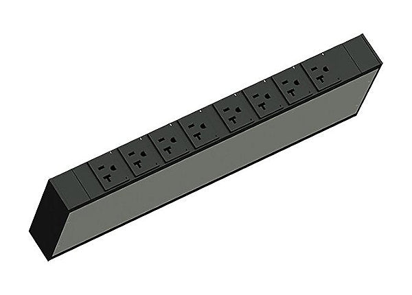 Network Switched 1RU PDU 20A 120V 8 Outlet TAA compliant