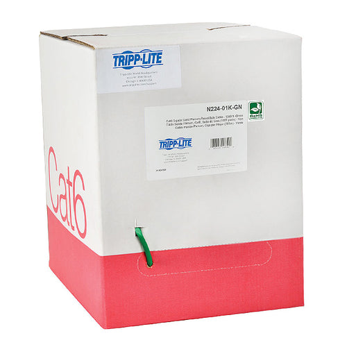 EATON TRIPP LITE SERIES CAT6 GIGABIT SOLID CORE PLENUM-RATED UTP CMP PVC BULK ET