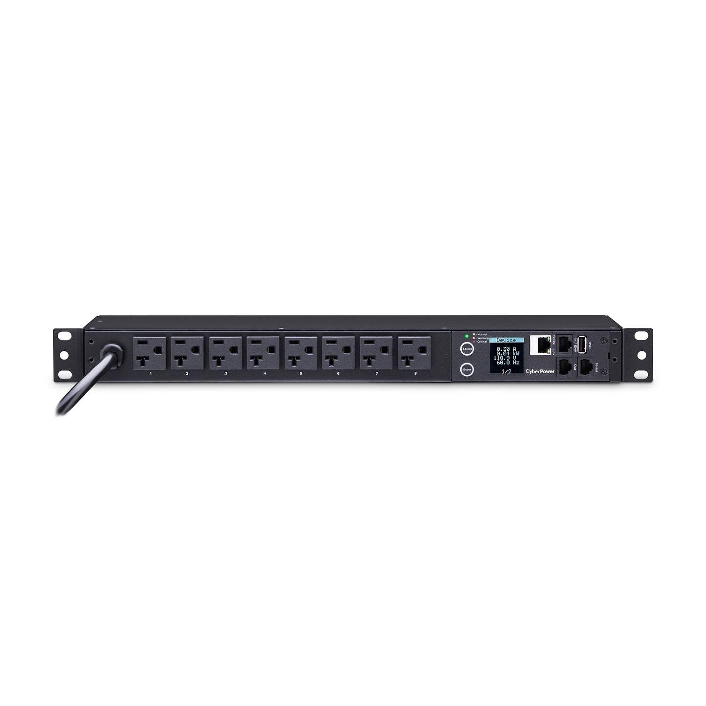 120V (8) 5-20R OUTLETS (L)5-20P 12FT CORD SNMP 1U 3 YEAR WARRANTY