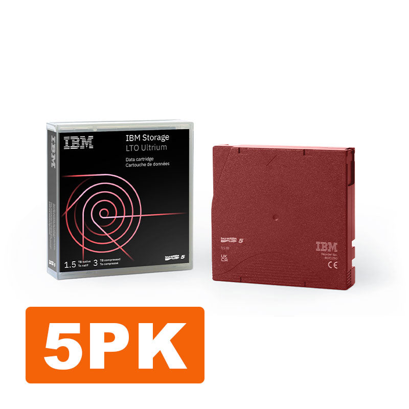 IBM LTO, Ultrium-5, 1.5TB/3.0TB, 5/pk