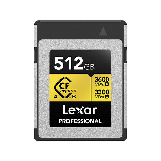 Lexar, Professional GOLD CFexpress, 512GB, 4.0 Type B Card