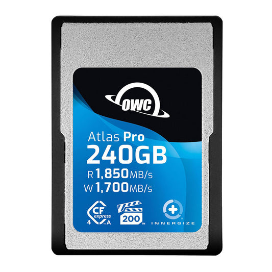 OWC ATLAS PRO 240GB CFEXPRESS 4.0 TYPE A MEMORY CARD - HIGH-PERFORMANCE, HIGHEST