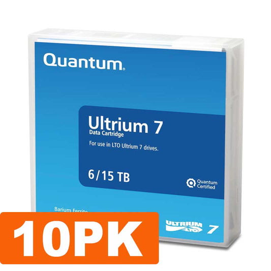 Quantum Tape, LTO, Ultrium-7, MR-L7MQN-01 6TB/15TB, LTO-7, 10/pk W cases