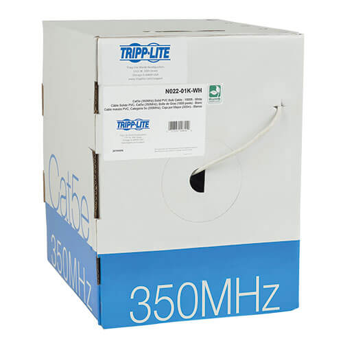 BULK ETHERNET CABLE - UNSHIELDED TWISTED PAIR (UTP) - BARE WIRE RIGHT CONNECTOR