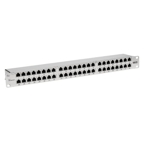 EATON TRIPP LITE SERIES CAT5E/CAT6 48-PORT PATCH PANEL - SHIELDED, KRONE IDC, 56