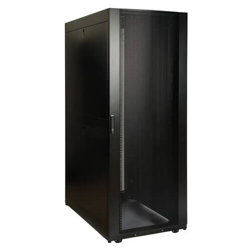 EATON TRIPP LITE SERIES 48U SMARTRACK DEEP AND WIDE RACK ENCLOSURE CABINET WITH