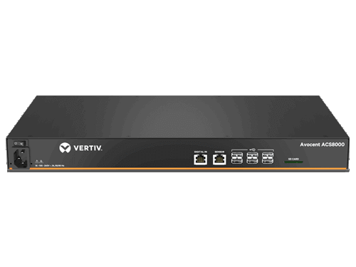 VERTIV 16-PORT ACS8000 CONSOLE SYSTEM WITH SINGLE AC POWER SUPPLY