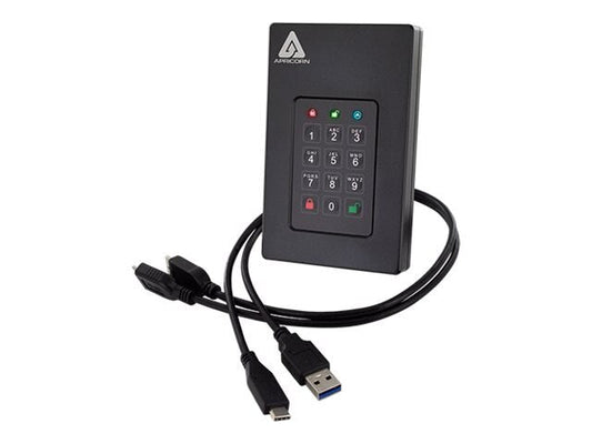 APRICORN 4TB AEGIS FORTRESS L3 USB 3.0 HW ENCRYPTED DRIVE