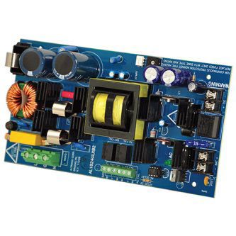 Altronix Power Supply Charger, Single Fused Output, 24VDC @ 10A, 115VAC, Board