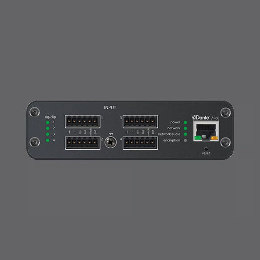 SHURE 4CH MIC/LINE IN-DNTE+LGC1/3RUBLOCK TAA