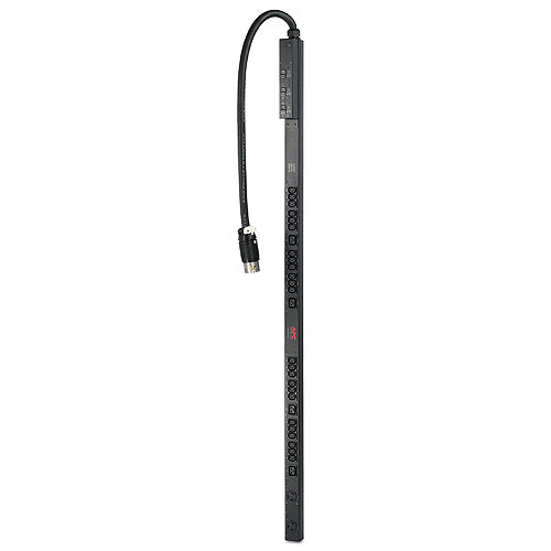 APC RACK PDU,BASIC, ZERO U,14.4KW,208V,(24)C13,(4)C19,(2)L6-30R;3 CORD