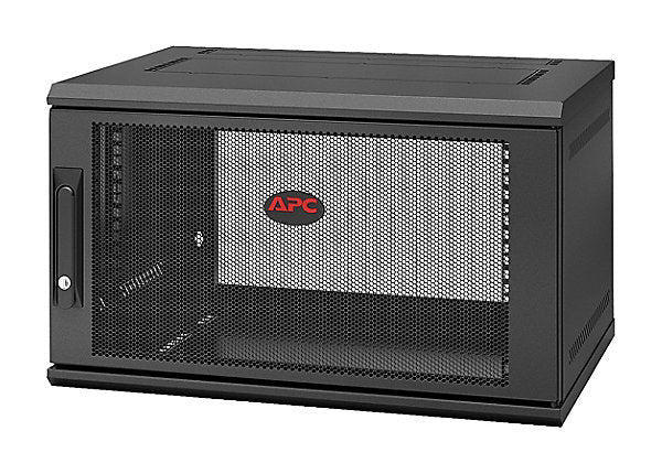 APC AR106SH4 - APC NETSHELTER 6U WALLMOUNT RACK ENCLOSURE CABINET SINGLE HINGED SWIT