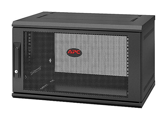 APC AR106SH4 - APC NETSHELTER 6U WALLMOUNT RACK ENCLOSURE CABINET SINGLE HINGED SWIT