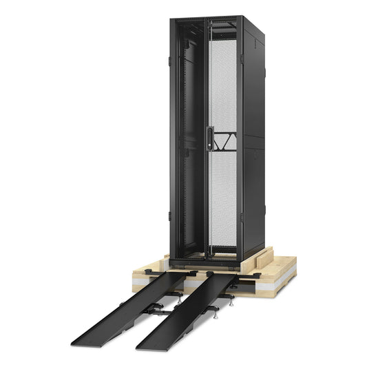 APC NETSHELTER SX, SERVER RACK ENCLOSURE GEN 2, SHOCK PACKAGING, 2500 LBS, BLACK