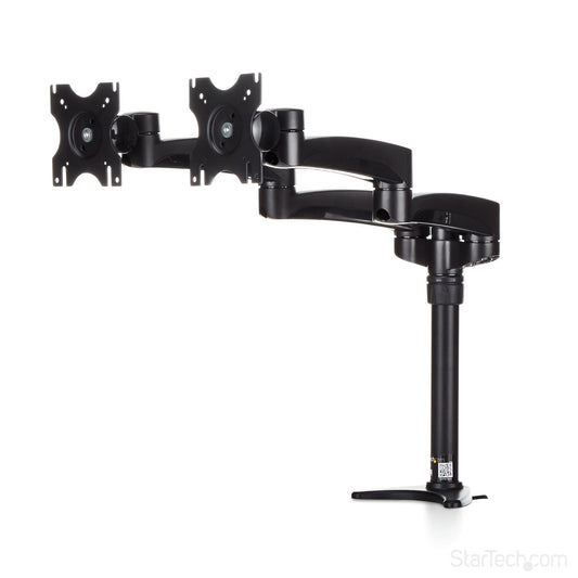 StarTech DESK MOUNT DUAL MONITOR ARM ERGONOMIC VESA MOUNT DISPLAY STAND
