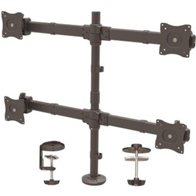StarTech VESA 75X75/100X100MM HEAVY DUTY STEEL DESK MOUNT QUAD MONITOR ARM (2X2) SUPPORTS