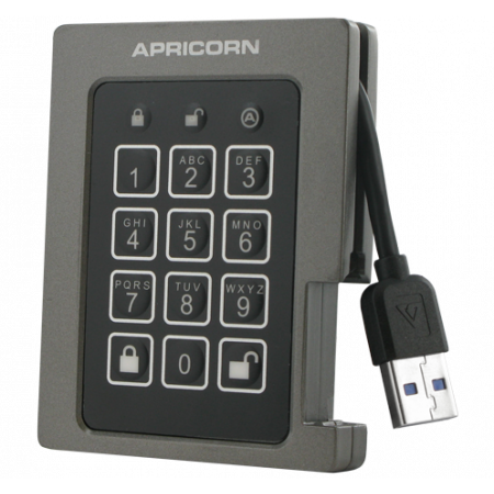APRICORN AEGISPADLOCKSSD 240G USB3.0 ENCRYPTED DR