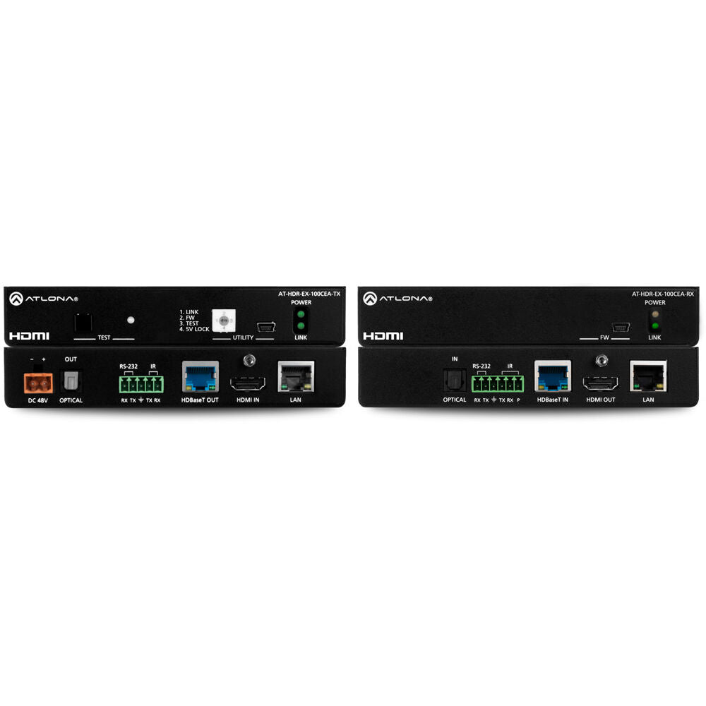 ATLONA 4K HDR HDBaseT Receiver with Control Ethernet and Remote Power