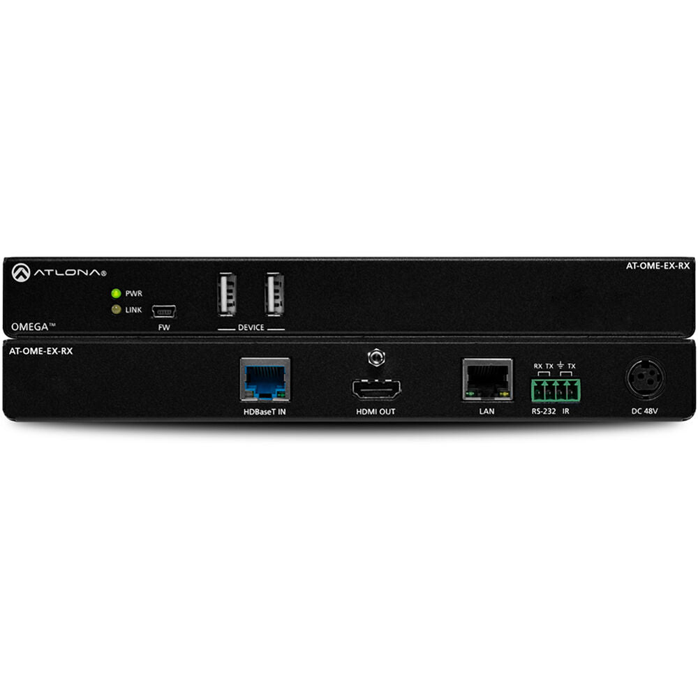 ATLONA Omega 4K/UHD HDMI Over HDBaseT Receiver w/USB Control and PoE
