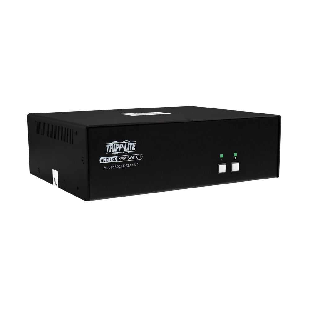 EATON TRIPP LITE SERIES SECURE KVM SWITCH, 2-PORT, DUAL HEAD, DISPLAYPORT TO DIS