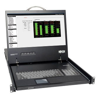 Eaton 1U KVM Console w 19" LCD