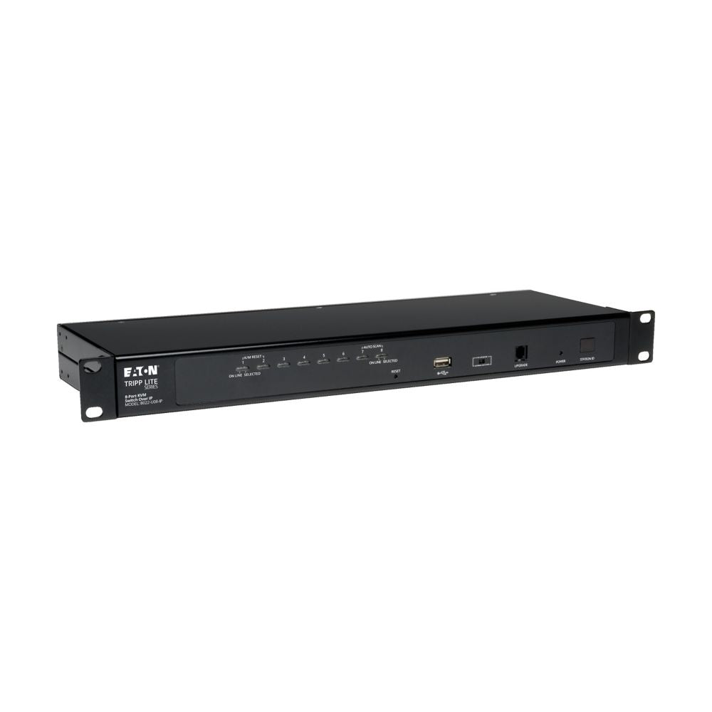EATON TRIPP LITE SERIES NETDIRECTOR 8-PORT 1U RACK-MOUNT IP KVM SWITCH, TAA - CO