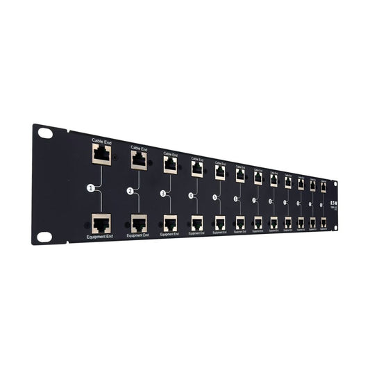 EATON IN-LINE POE++ SURGE PROTECTOR 10 GBPS 12 RJ45 100W POE CAT5E/6 2U