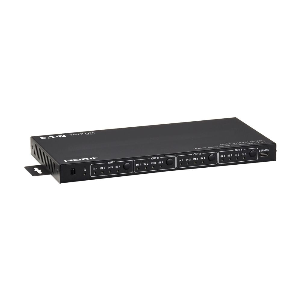 EATON TRIPP LITE SERIES 4X4 HDMI MATRIX SWITCH WITH VIDEO WALL CONTROLLER 4K 4 HDMI IN
