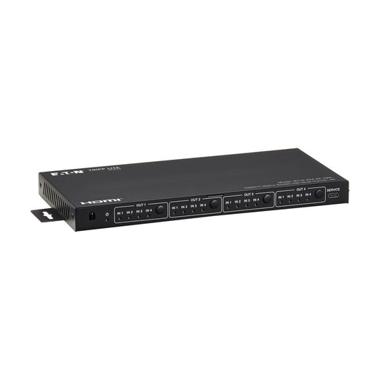 EATON TRIPP LITE SERIES 4X4 HDMI MATRIX SWITCH WITH VIDEO WALL CONTROLLER 4K 4 HDMI IN