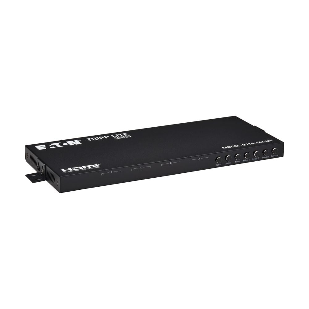 EATON TRIPP LITE SERIES HDMI 4X4 MATRIX SWITCH W QUAD MULTIVIEWER 4K30HZ 4:4:4 S