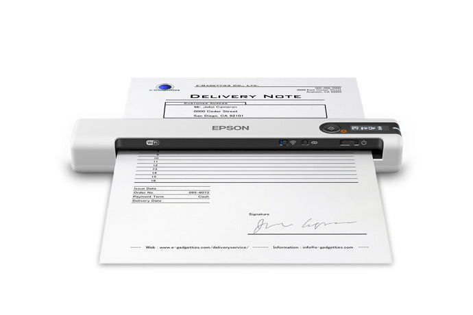 EPSON DS-80W - 8.5 IN X 72 IN - DOCUMENT SCANNER - PORTABLE - 15 PPM (300 DPI BLACK-AN