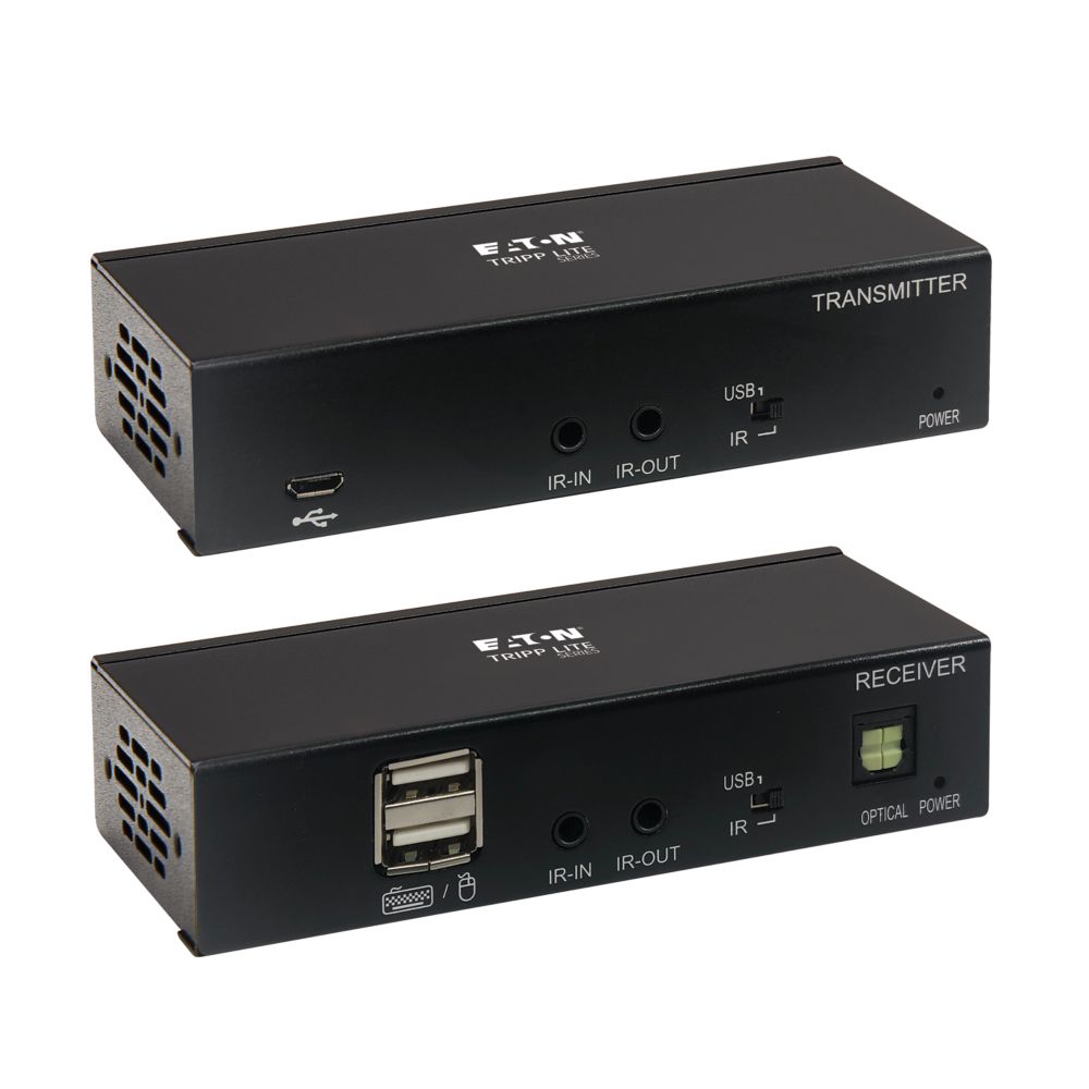 EATON TRIPP LITE SERIES DISPLAYPORT OVER CAT6 EXTENDER KIT, KVM SUPPORT, USB, 4K