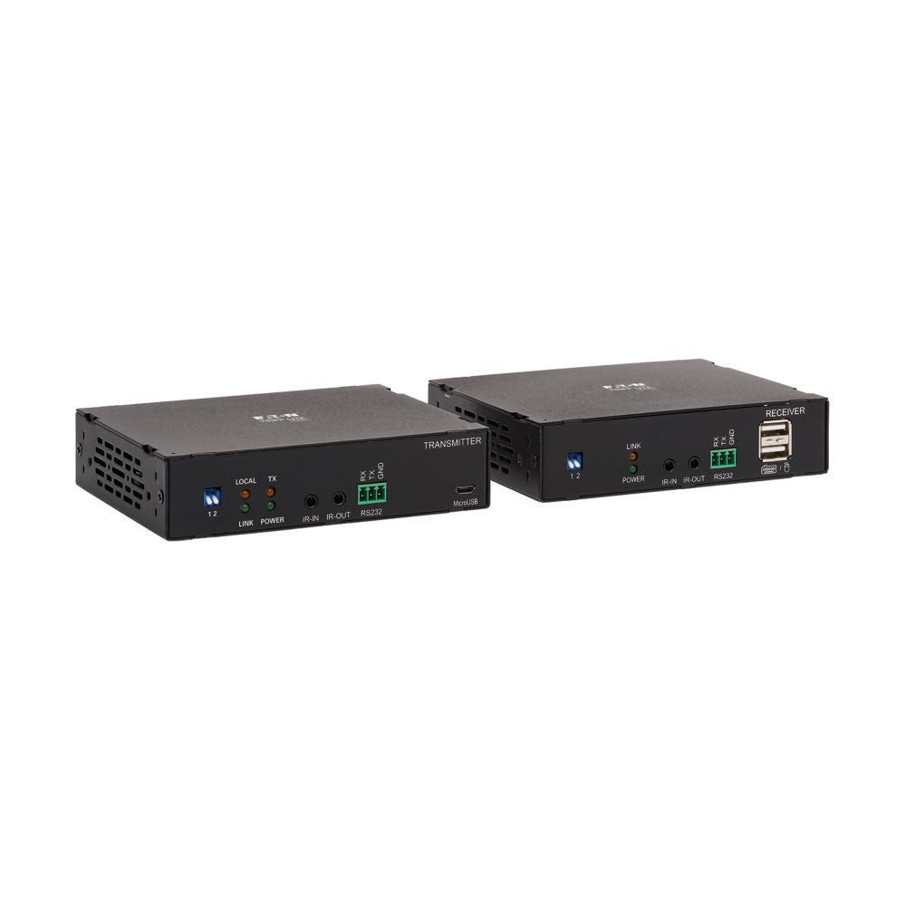 EATON HDMI OVER FIBER EXTENDER KIT 4K 60HZ IR USB DUPLEX MMF LC TAA