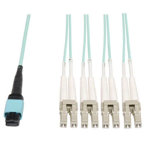 NETWORK CABLE - FIBER OPTIC - MALE LEFT GENDER - FEMALE RIGHT GENDER - MTP/MPO R