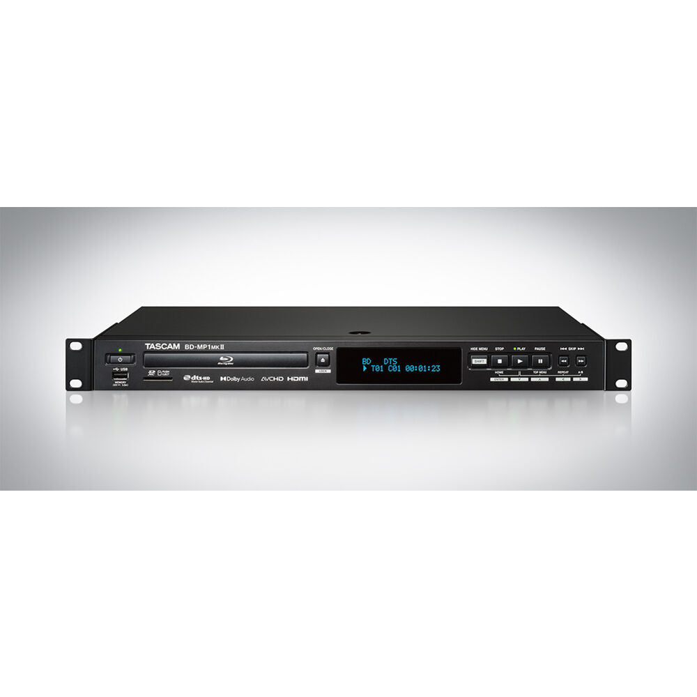 TASCAM BLU RAY AND MEDIA PLAYER BD-MP1MKII