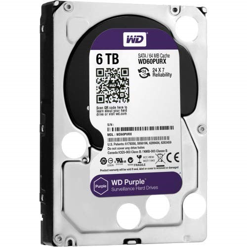 WD PURPLE 6TB HARD DRIVE 3.5